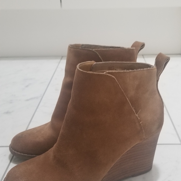 Lucky brand wedge booties - Picture 3 of 3